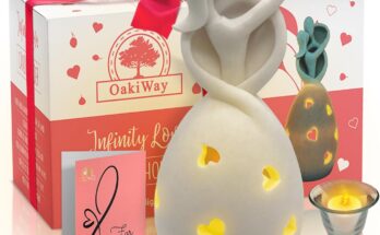 Love Candle Holder Statue