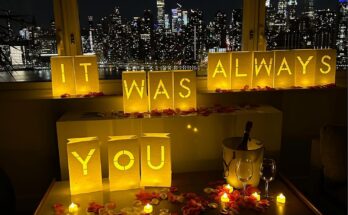 Light Up Letters with Tea Lights Candles